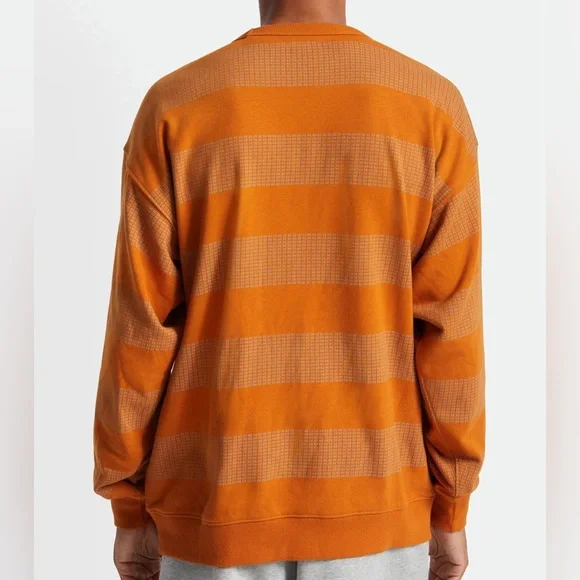 NWT - Brixton Men’s Hilt Stripes Crew Oversized Sweatshirt - Size M - Picture 3 of 8